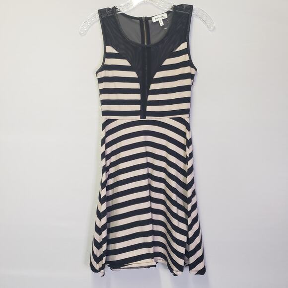 Monteau Bodycon A-Line Striped Dress Size Small - Picture 5 of 9